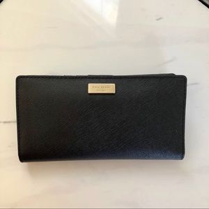 Kate Spade Stacy Laurel Way Black Wallet